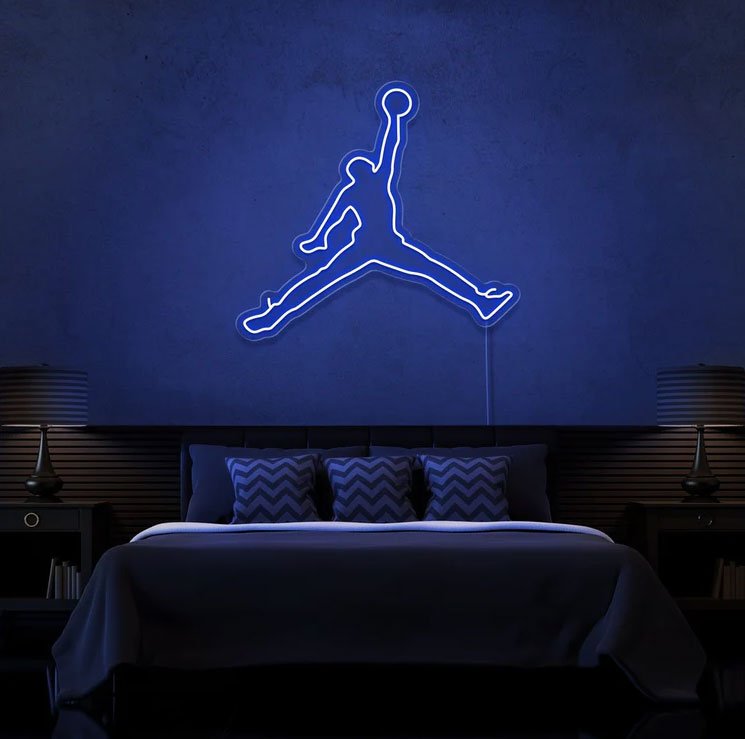 Air jordan deals neon light