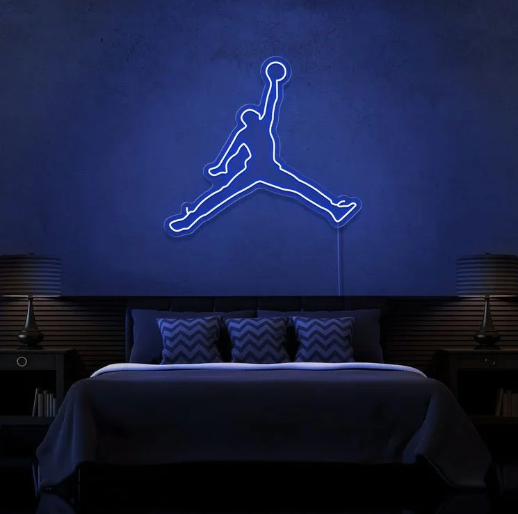 Air-Jordan-Neon-Wall-Decor-deep-blue