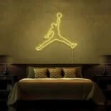 Air-Jordan-Neon-Wall-Decor-yellow