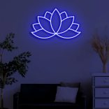 Lotus-Neon-Light-Sign-Deep-Blue