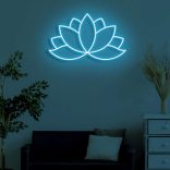 Lotus-Neon-Light-Sign-Ice-Blue