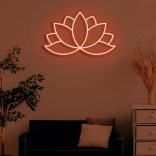 Lotus-Neon-Light-Sign-Orange