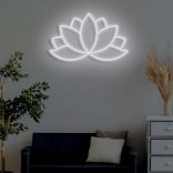 Lotus-Neon-Light-Sign-White