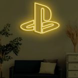 Playstation-Neon-Sign-Golden-Yellow