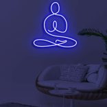 Yoga-Neon-Light-Sign-Deep-Blue