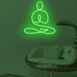 Yoga-Neon-Light-Sign-Green