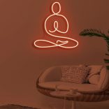 Yoga-Neon-Light-Sign-Orange