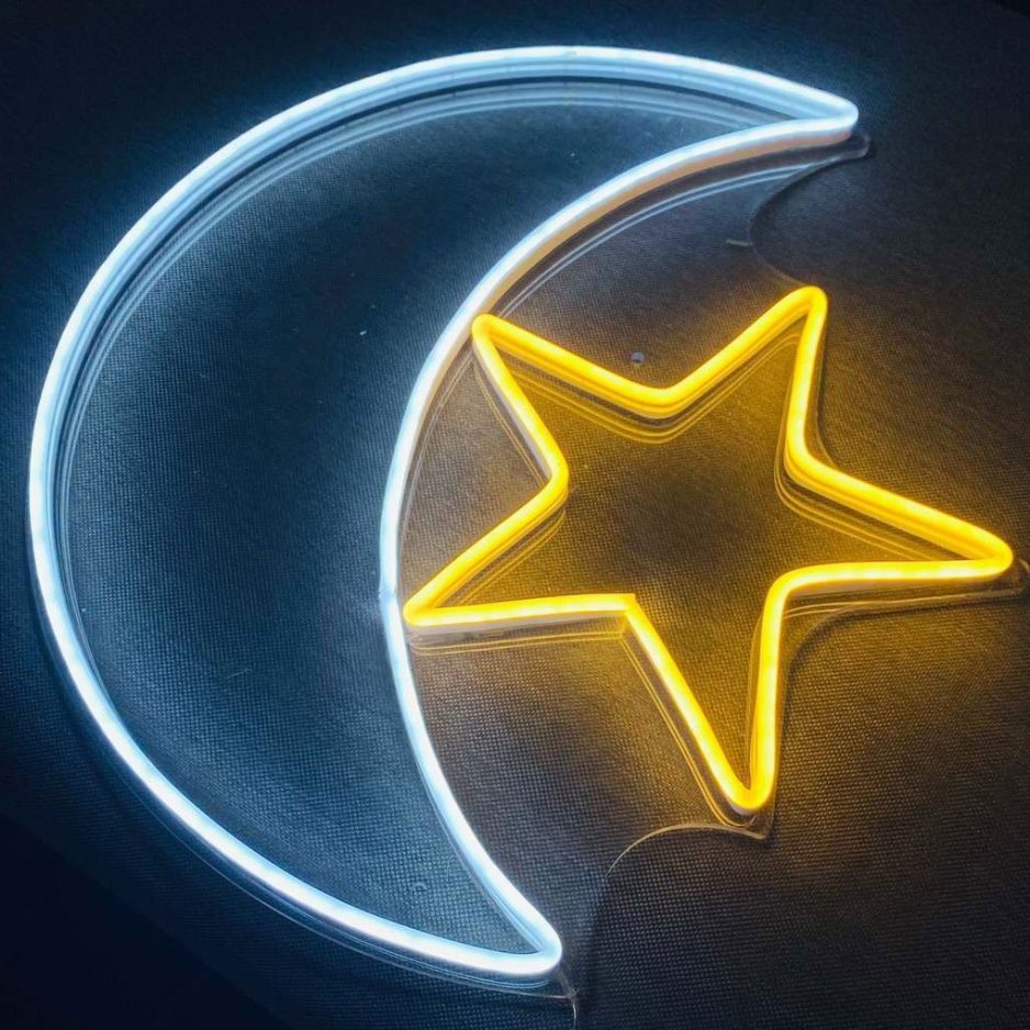 half-moon-and-star-neon-sign