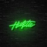 hustle-neon-sign-green