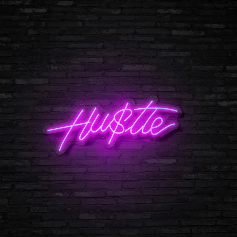 hustle-neon-sign-purple