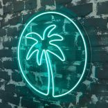 palm-tree-neon-art-lake-blue