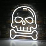 skeleton-skull-neon-art-sign-white
