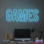 Games-Neon-Light-Sign-Ice-Blue