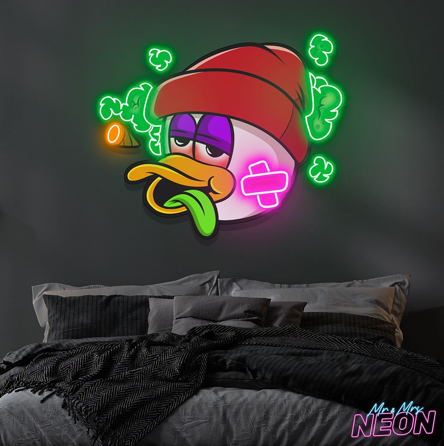 high-duck-neon-artwork