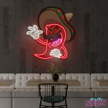 laughing chilli neon sign light