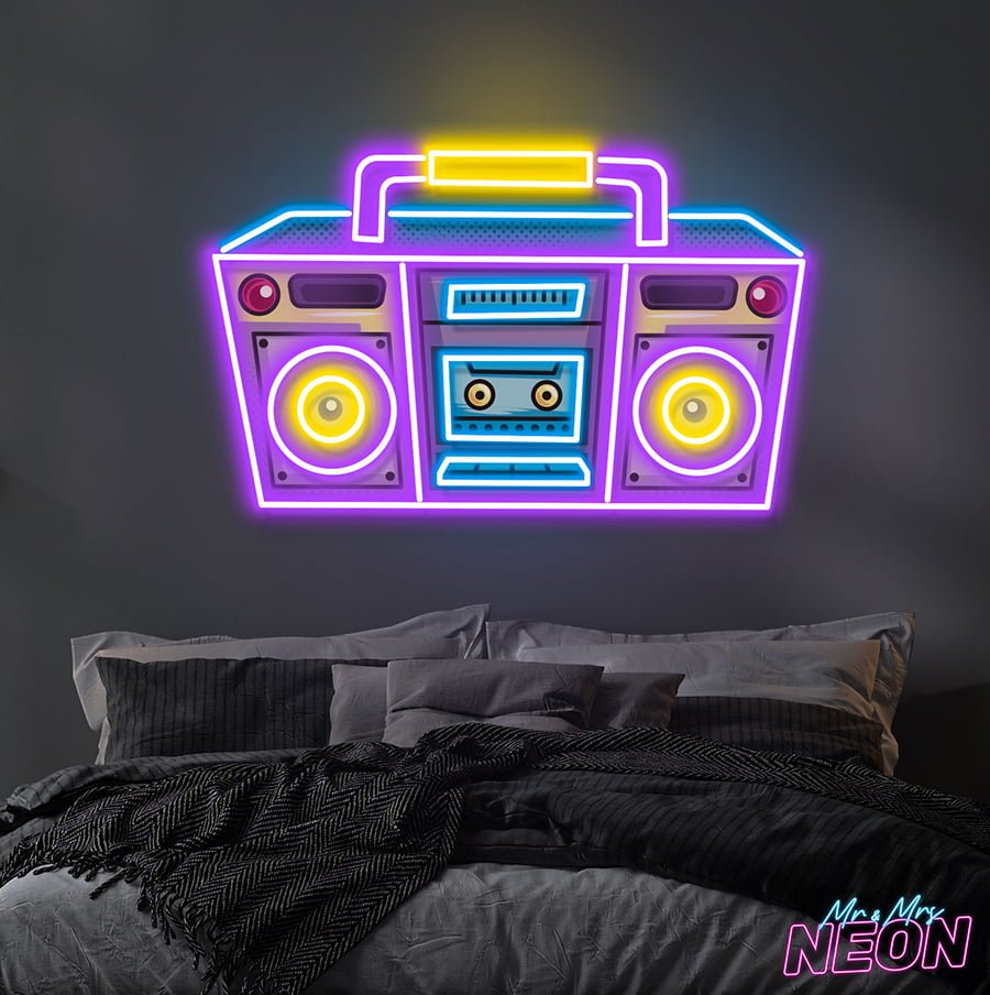 retro-boom-box-neon-artwork