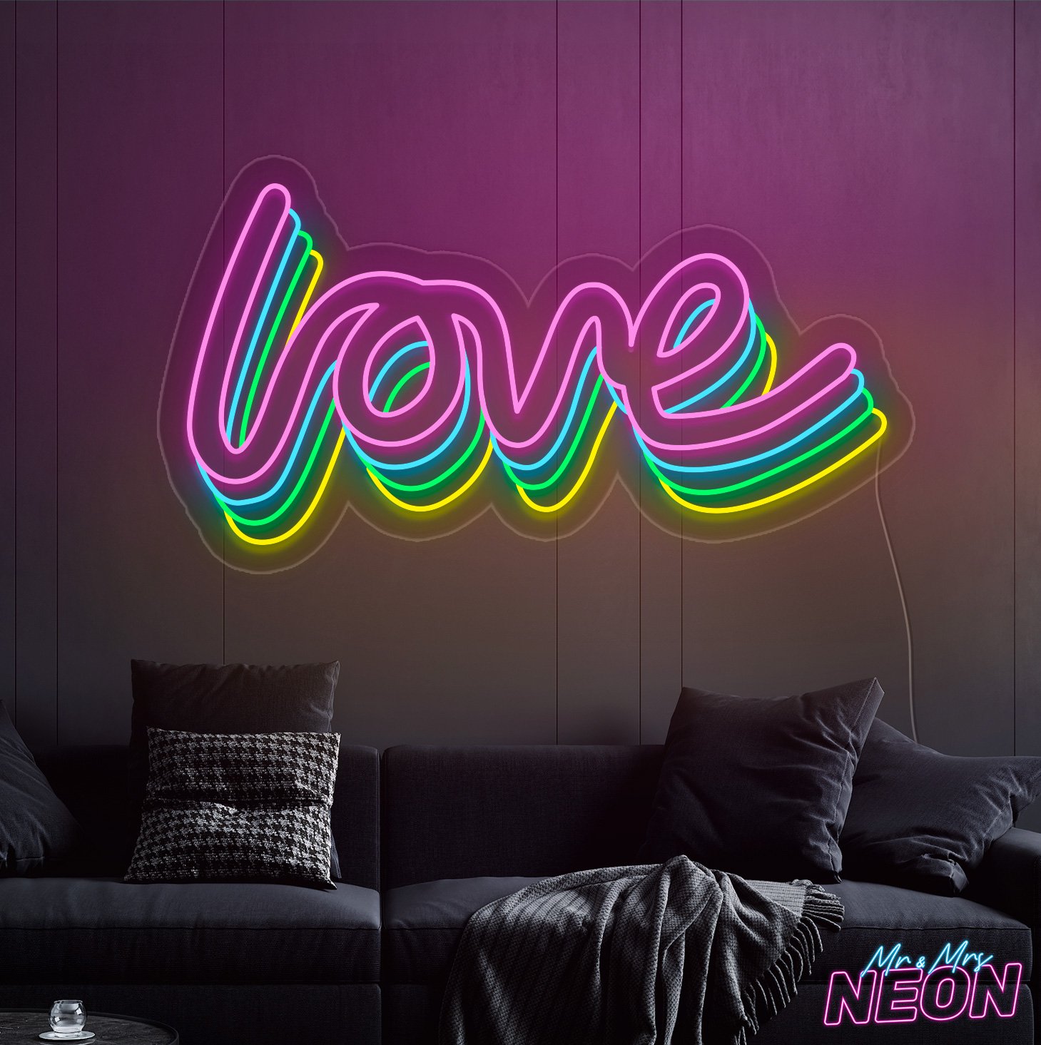 Love on sale led sign